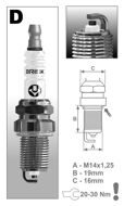 Свеча Brisk DR15YC-1-J(SUPER) ВАЗ 2110 (16клап.) к-т